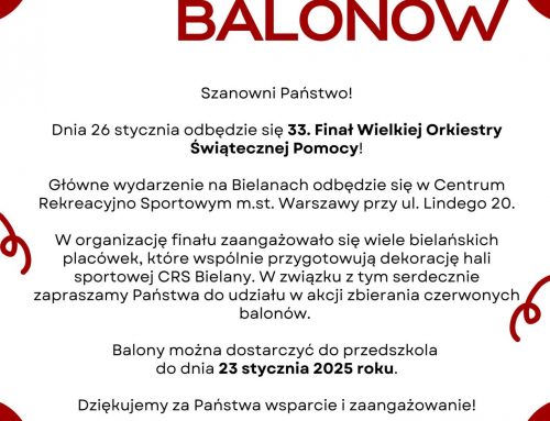 Zbiórka czerwonych balonów