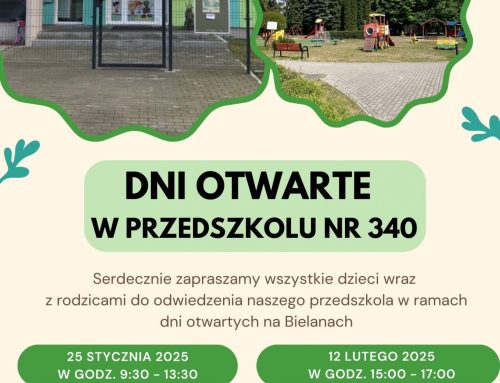 Dni otwarte w Przedszkolu nr 340